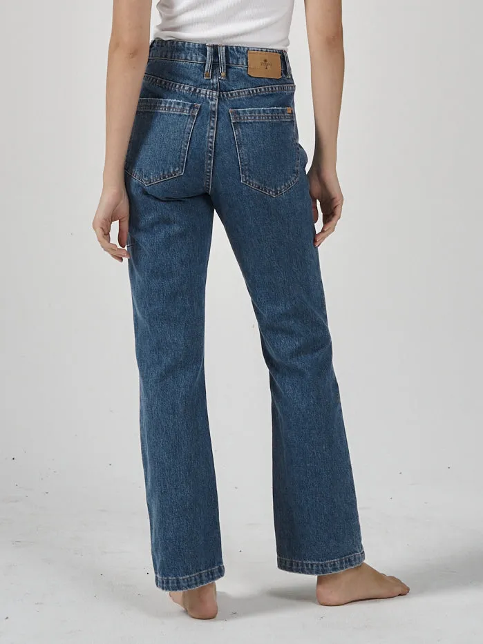 Womens Chelsea Jean Highway Blue Thrills High Waisted Jeans