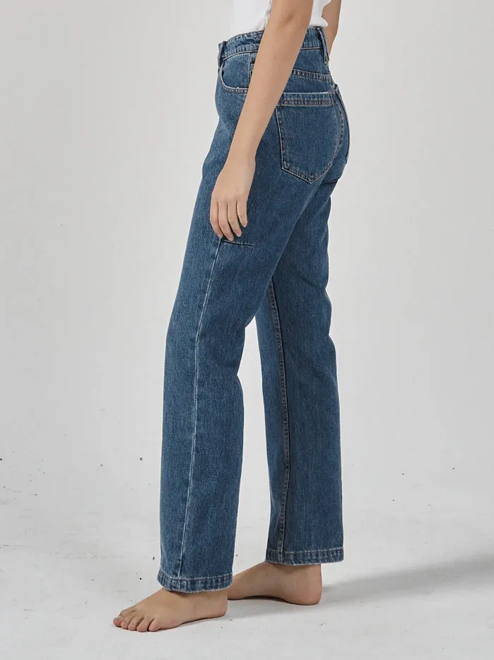 Womens Chelsea Jean Highway Blue Thrills High Waisted Jeans