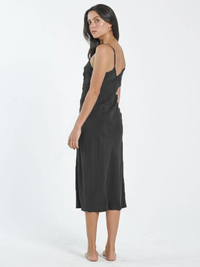 Womens Chelsea Slip Dress Black Thrills Dresses