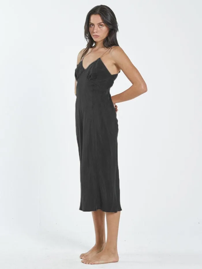 Womens Chelsea Slip Dress Black Thrills Dresses