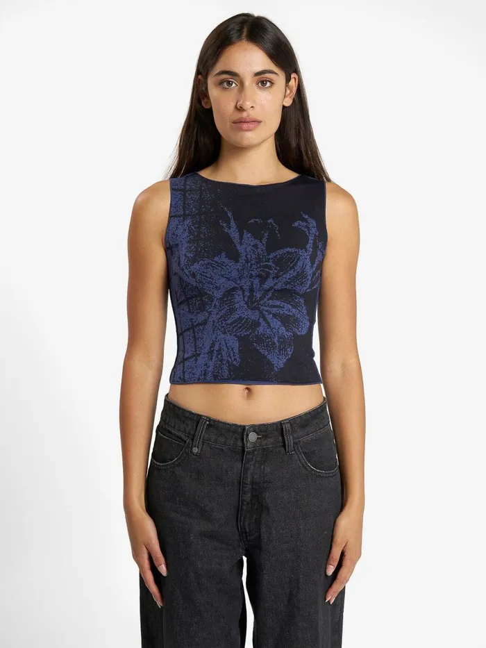 Womens Damage Control Tank Black Thrills Tops and Tees