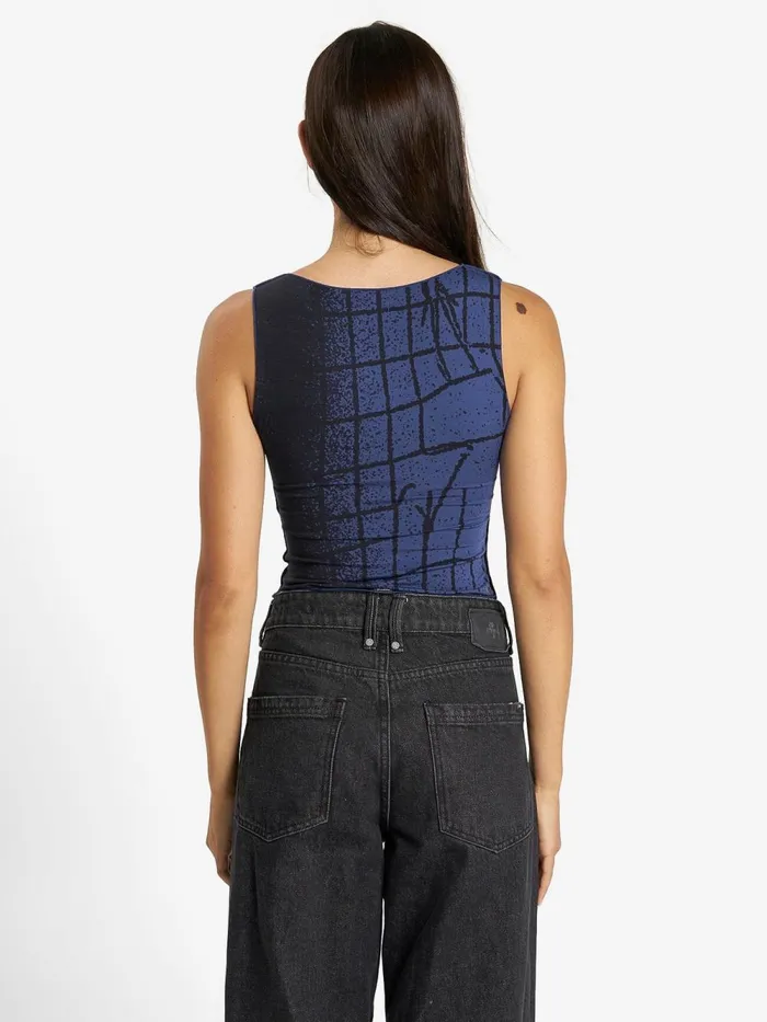 Womens Damage Control Tank Black Thrills Tops and Tees