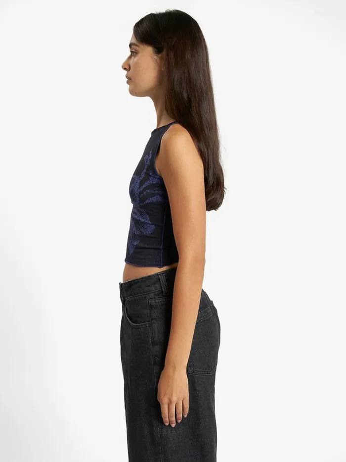 Womens Damage Control Tank Black Thrills Tops and Tees