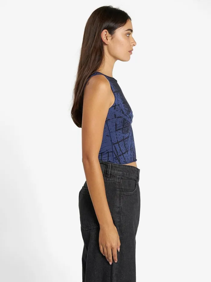 Womens Damage Control Tank Black Thrills Tops and Tees