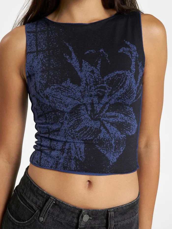 Womens Damage Control Tank Black Thrills Tops and Tees