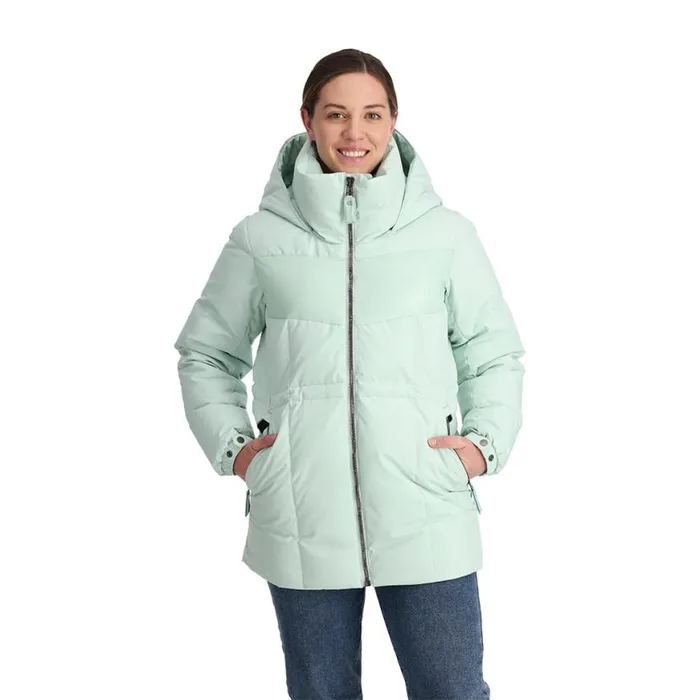 Womens Eastwood Long Wintergreen Spyder Down