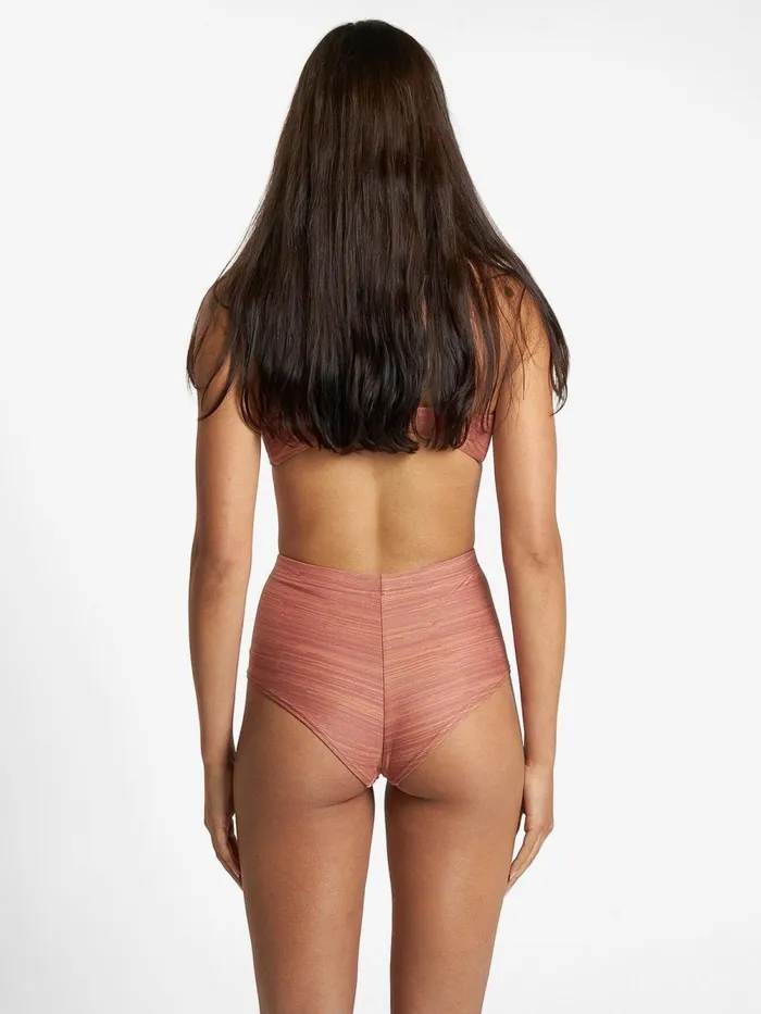 Womens Elixer Boy Leg Bikini Bottom Sundown Thrills Swim
