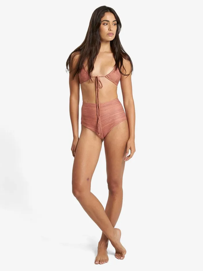Womens Elixer Boy Leg Bikini Bottom Sundown Thrills Swim