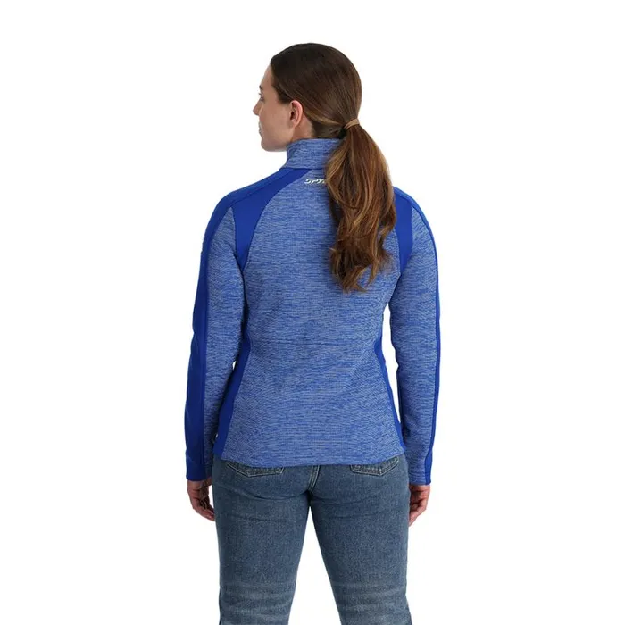 Womens Encore Full Zip Electric Blue Spyder Sweaters