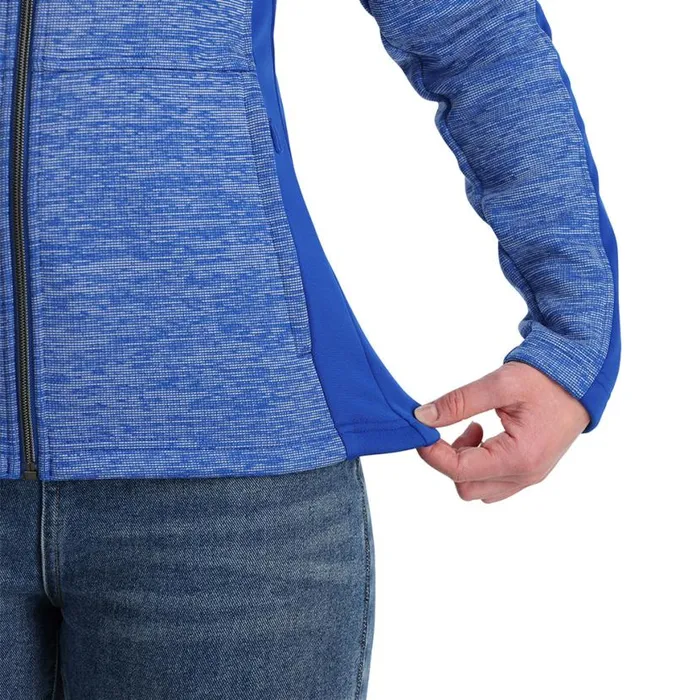 Womens Encore Full Zip Electric Blue Spyder Sweaters