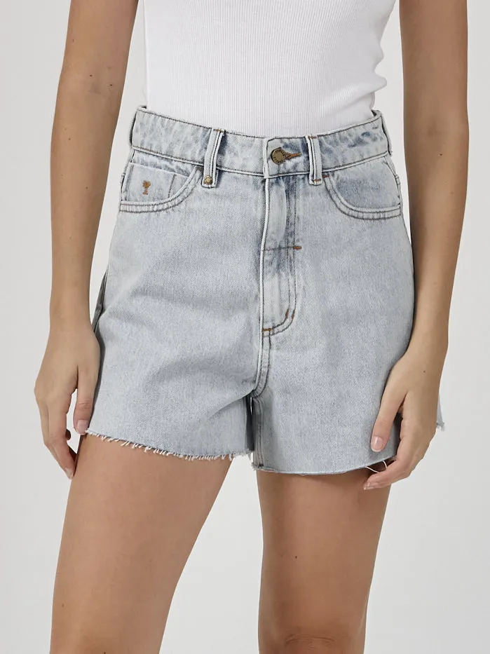 Womens Erica Short Faded Generation Blue Thrills Denim Shorts