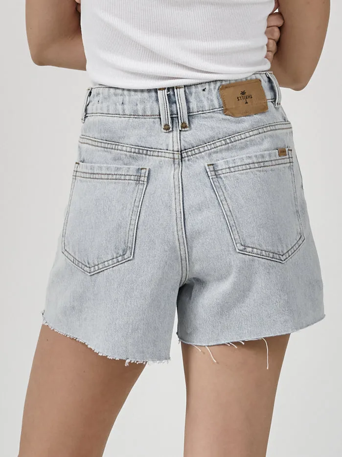Womens Erica Short Faded Generation Blue Thrills Denim Shorts