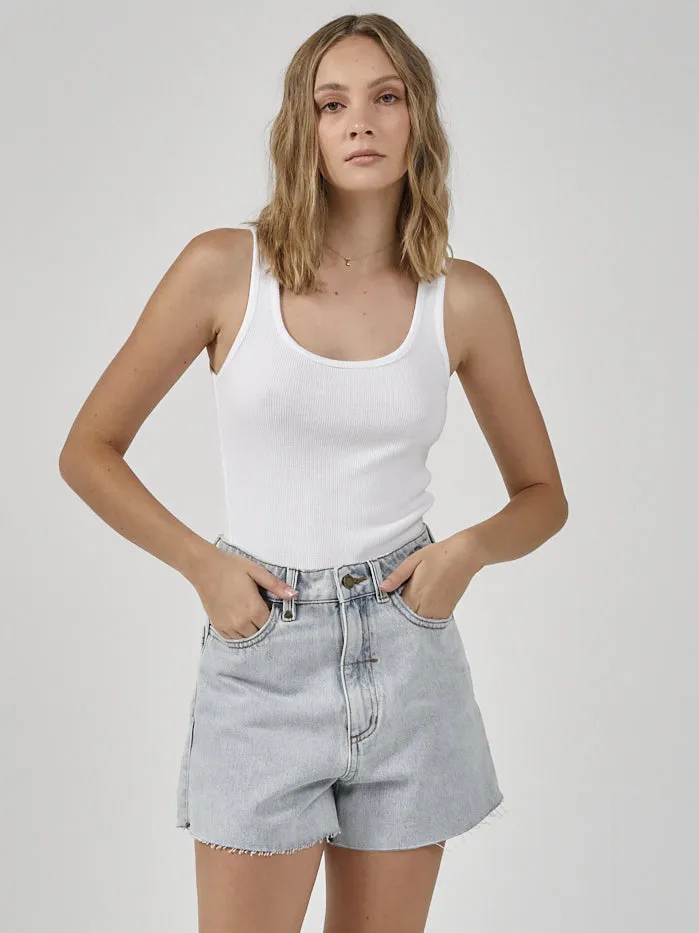Womens Erica Short Faded Generation Blue Thrills Denim Shorts
