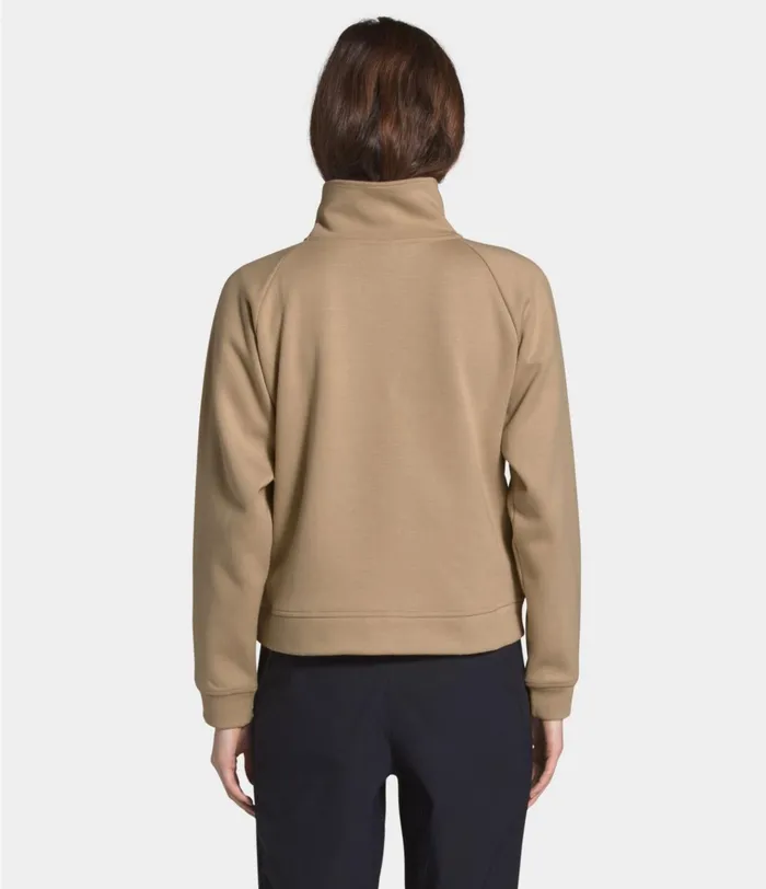 Womens Explore City Zip Sweatshirt Hawthorne Khaki The North Face Hoodies and Sweatshirts