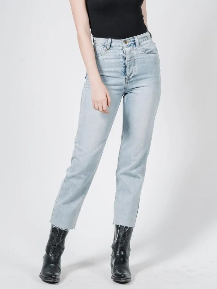 Womens Jude Jean Time Worn Blue Thrills High Waisted Jeans