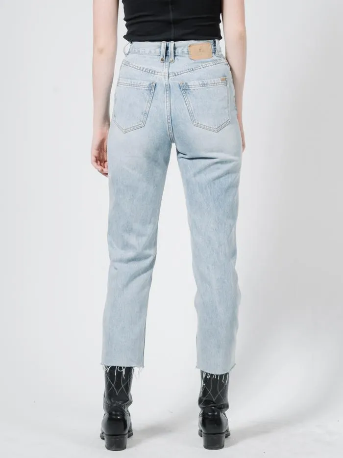 Womens Jude Jean Time Worn Blue Thrills High Waisted Jeans