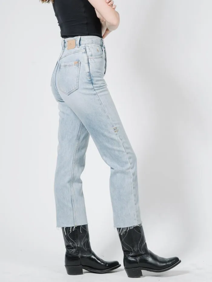 Womens Jude Jean Time Worn Blue Thrills High Waisted Jeans