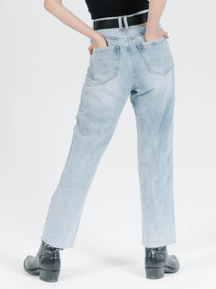 Womens Jude Jean Time Worn Blue Thrills High Waisted Jeans