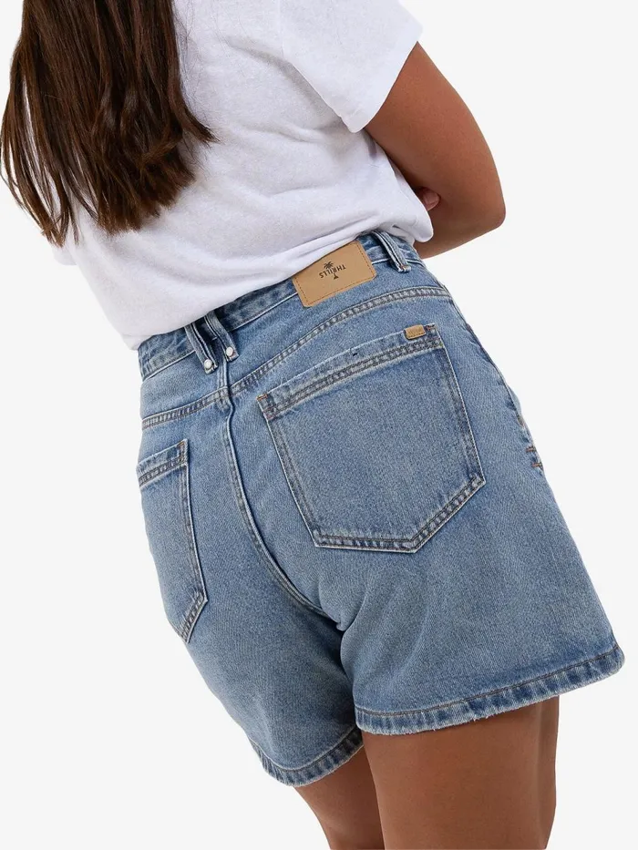 Womens Koko Short Vintage Timeworn Blue Thrills Denim Shorts