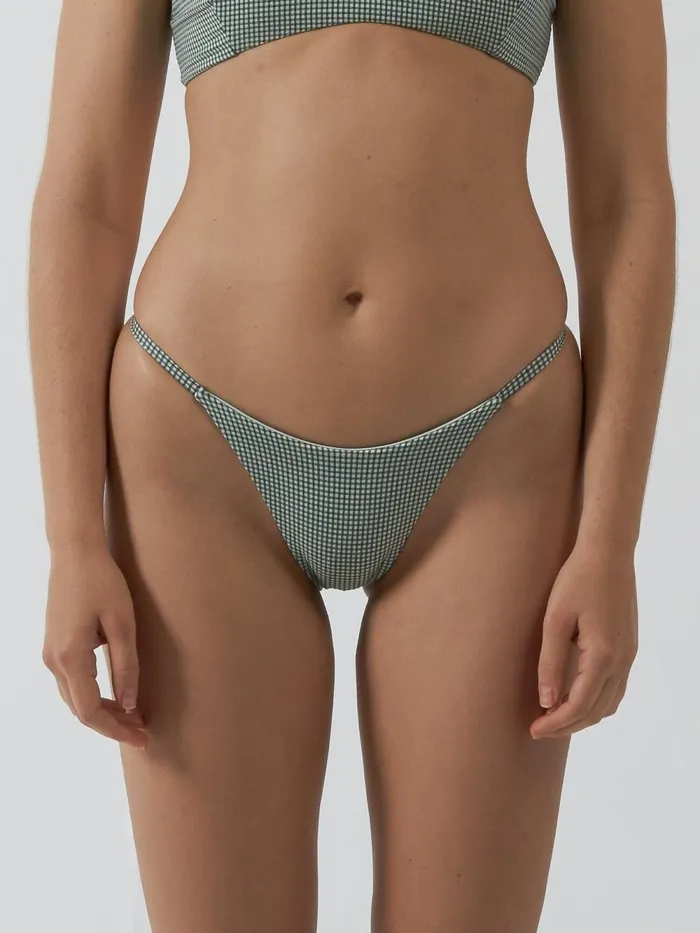Womens Levitation Micro Bikini Bottom Pistachio Thrills Swim