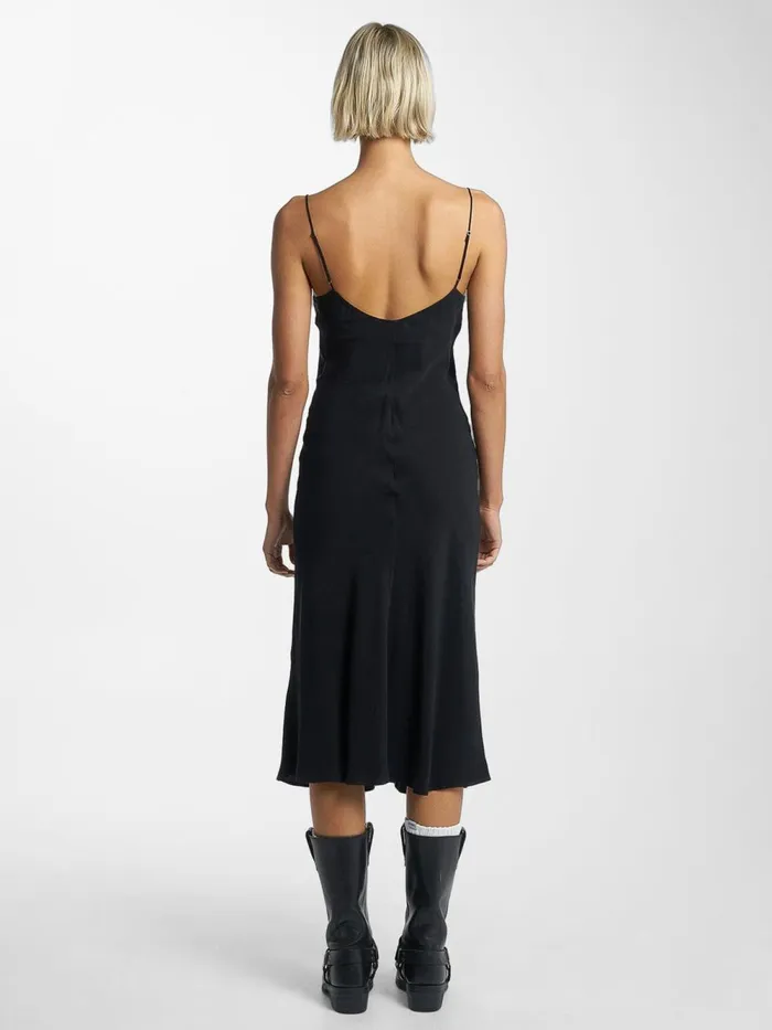 Womens Natalia Slip Dress Antique Black Thrills Dresses