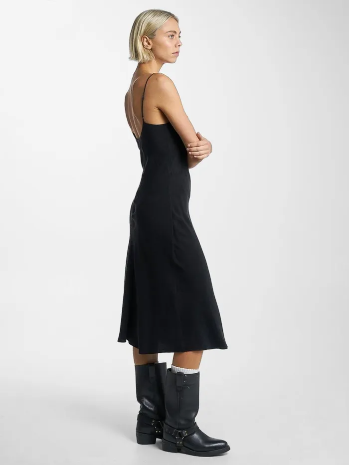 Womens Natalia Slip Dress Antique Black Thrills Dresses