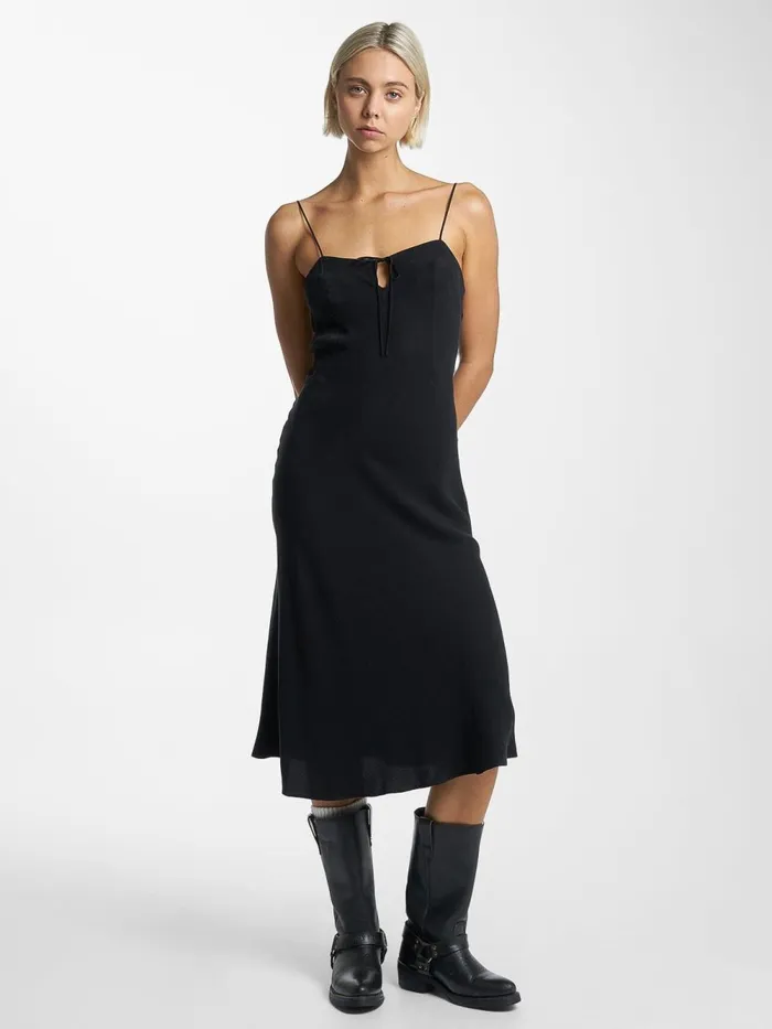 Womens Natalia Slip Dress Antique Black Thrills Dresses
