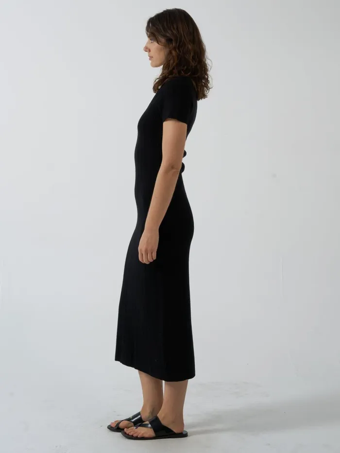 Womens Nisha Knit Dress Black Thrills Dresses