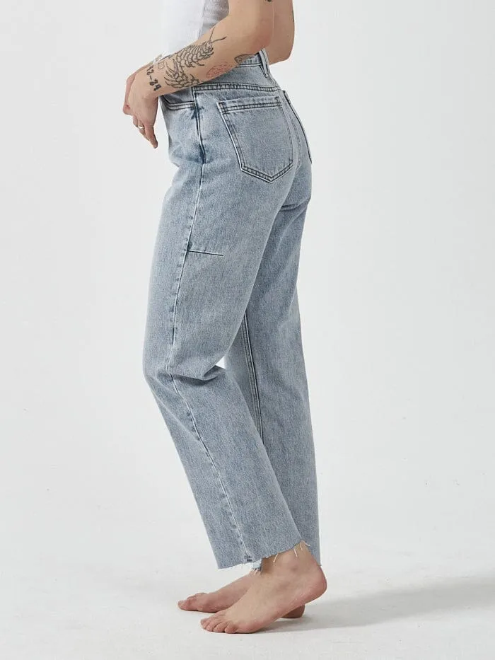 Womens Paige Jean Garage Blue Thrills High Waisted Jeans