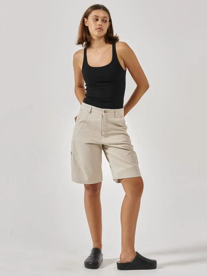 Womens Painter Short Oatmeal Thrills Shorts
