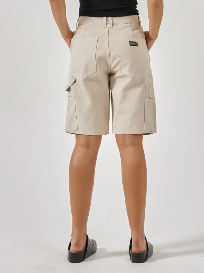 Womens Painter Short Oatmeal Thrills Shorts