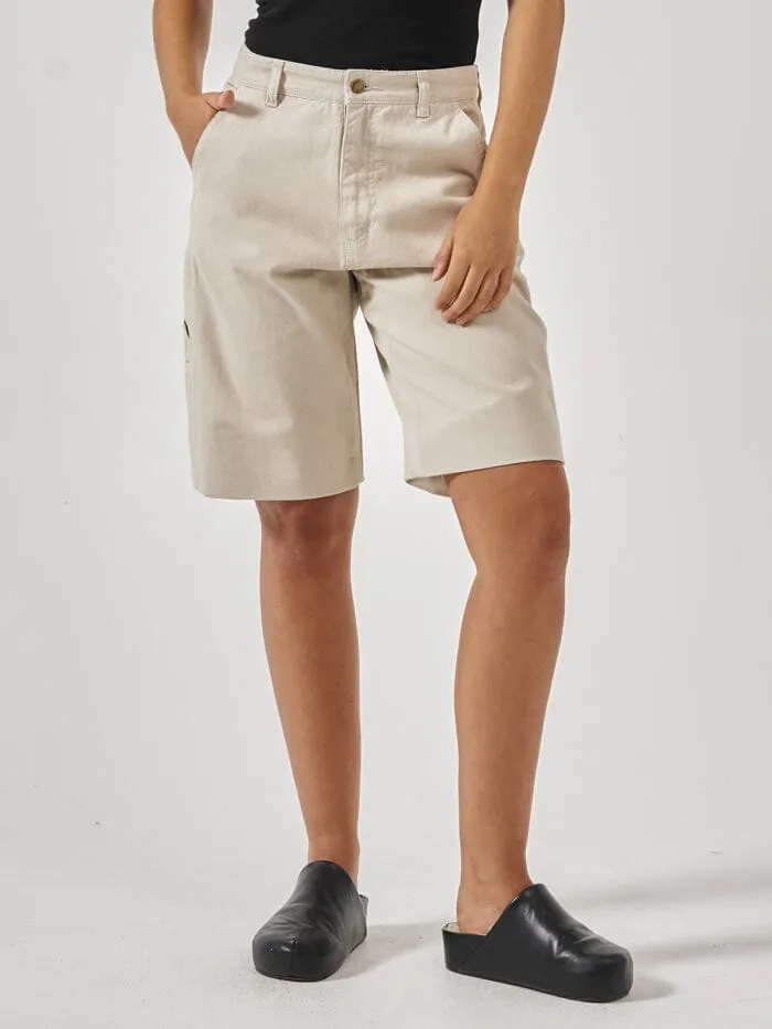 Womens Painter Short Oatmeal Thrills Shorts