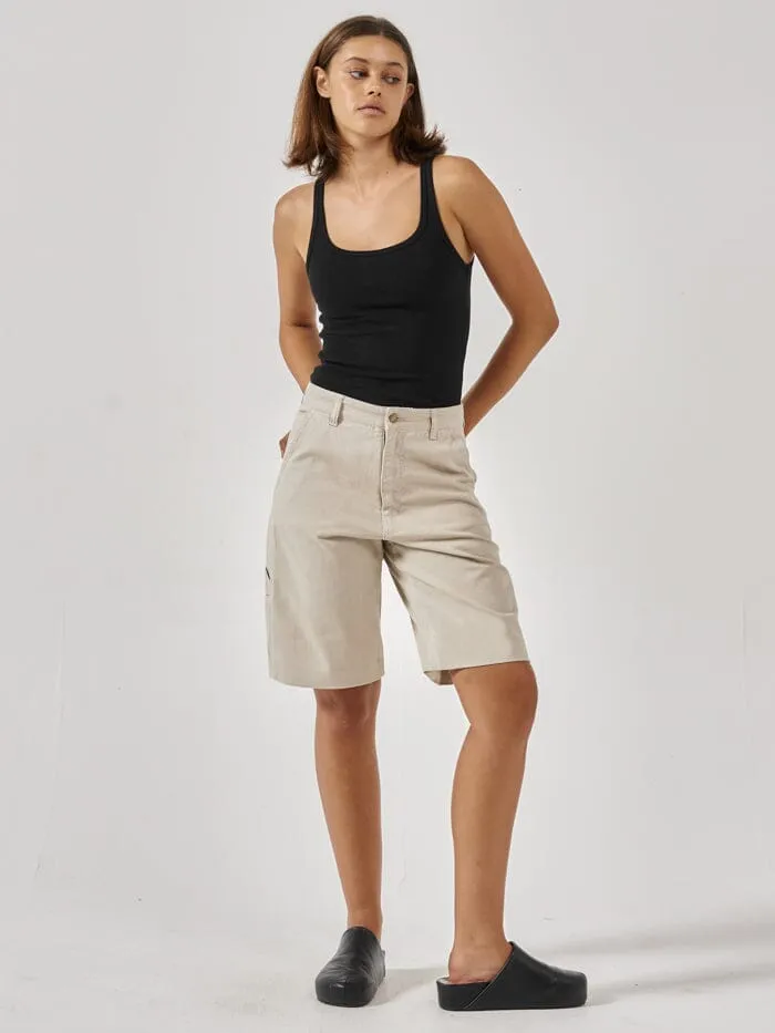 Womens Painter Short Oatmeal Thrills Shorts