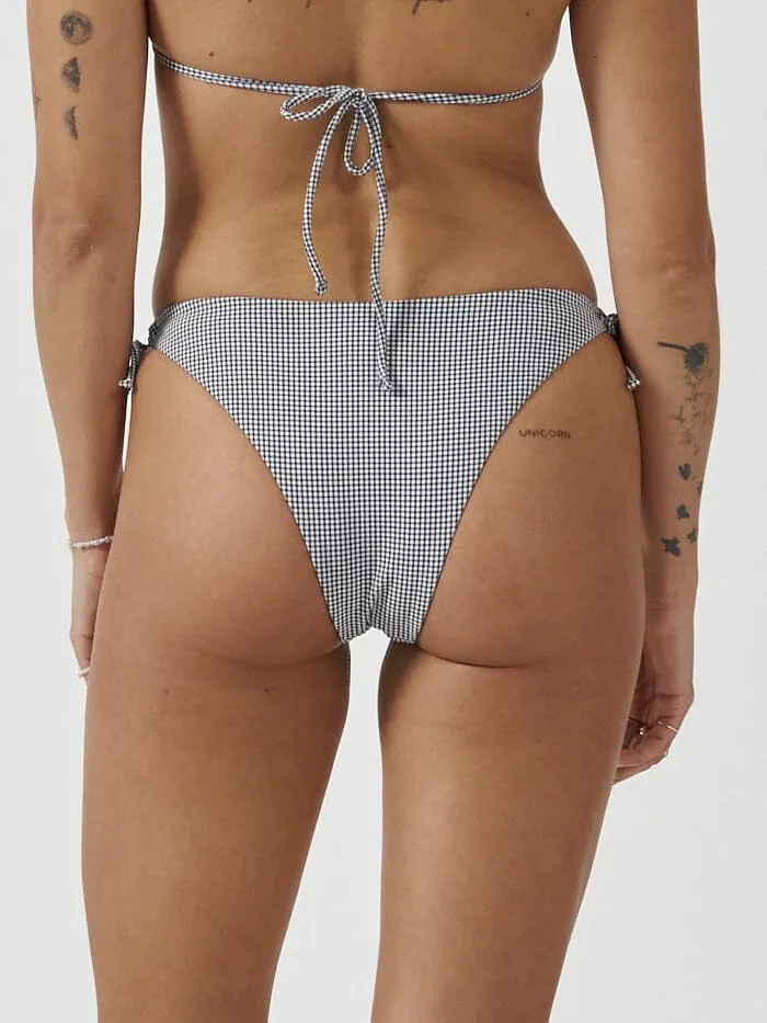 Womens Paradise Code String Bikini Bottom Marine Blue Thrills Swim
