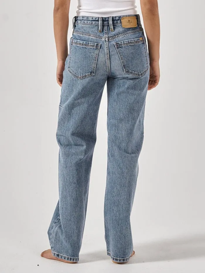 Womens Rachel Jean Weathered Blue Thrills Denim