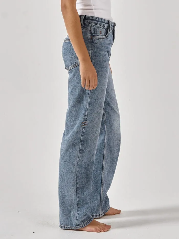 Womens Rachel Jean Weathered Blue Thrills Denim