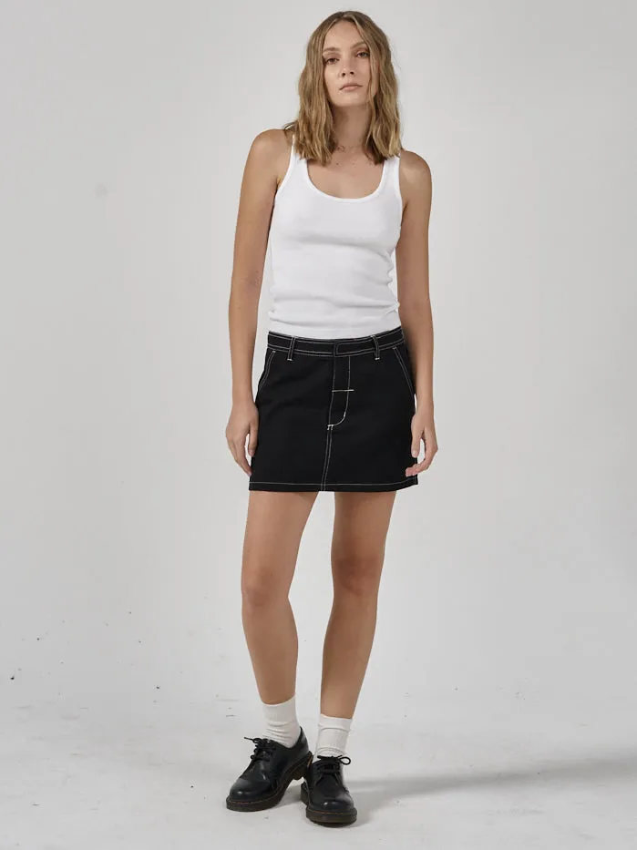 Womens Rift Skirt Black Thrills Skirts
