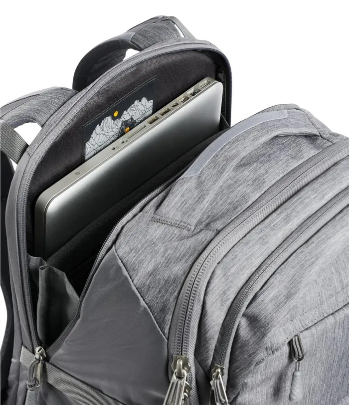 Womens Router Transit Backpack Tnf Medium Grey Heatherzinc Grey The North Face Backpacks