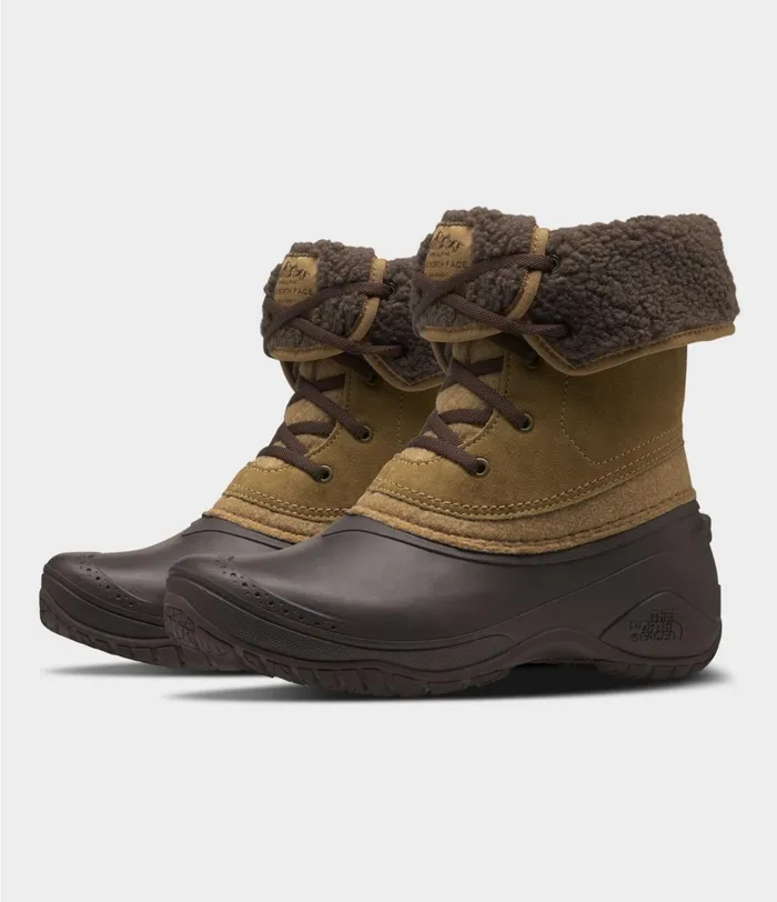 Womens Shellista II Rolldown Utility Browndemitasse Brown The North Face Winter Boots