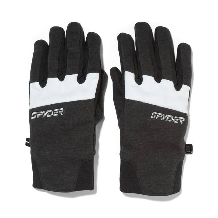 Womens Speed Fleece Black Spyder Gloves