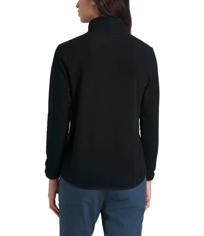 Womens TKA Glacier SnapNeck Pullover Tnf Blacktnf Black The North Face Fleece