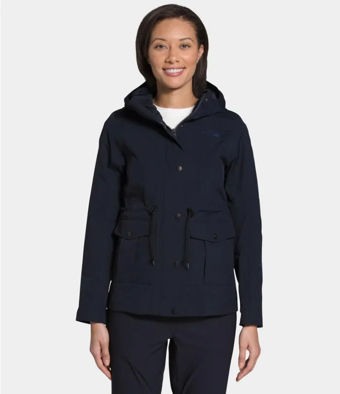 Womens Zoomie Jacket Aviator Navy The North Face Rainwear