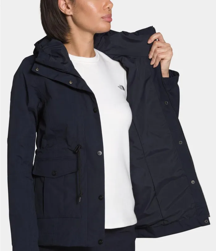 Womens Zoomie Jacket Aviator Navy The North Face Rainwear