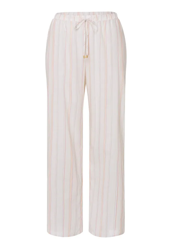 Woven Pants Pastel Stripe Women HANRO Pajama Bottoms