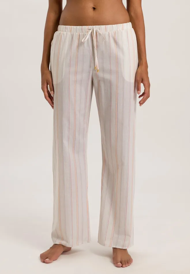 Woven Pants Pastel Stripe Women HANRO Pajama Bottoms