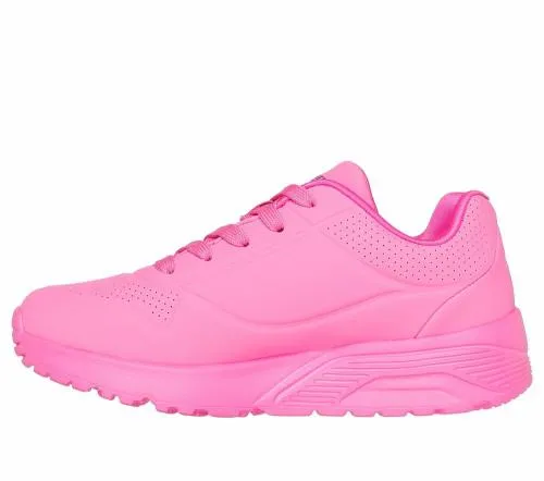 X JGoldcrown Uno Lite 8211 Metallic Love Hot Pink Multi Kids SKECHERS Kids UK Sizes 9525