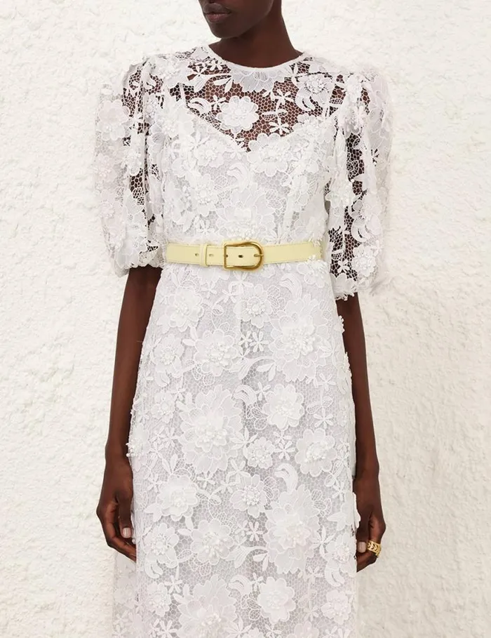 Zimmermann Belts Buckle Belt 30 Lemondrop 8211 Women