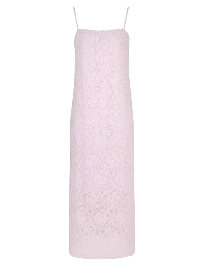 Zimmermann Clothing Lace Midi Dress Lilac 8211 Women
