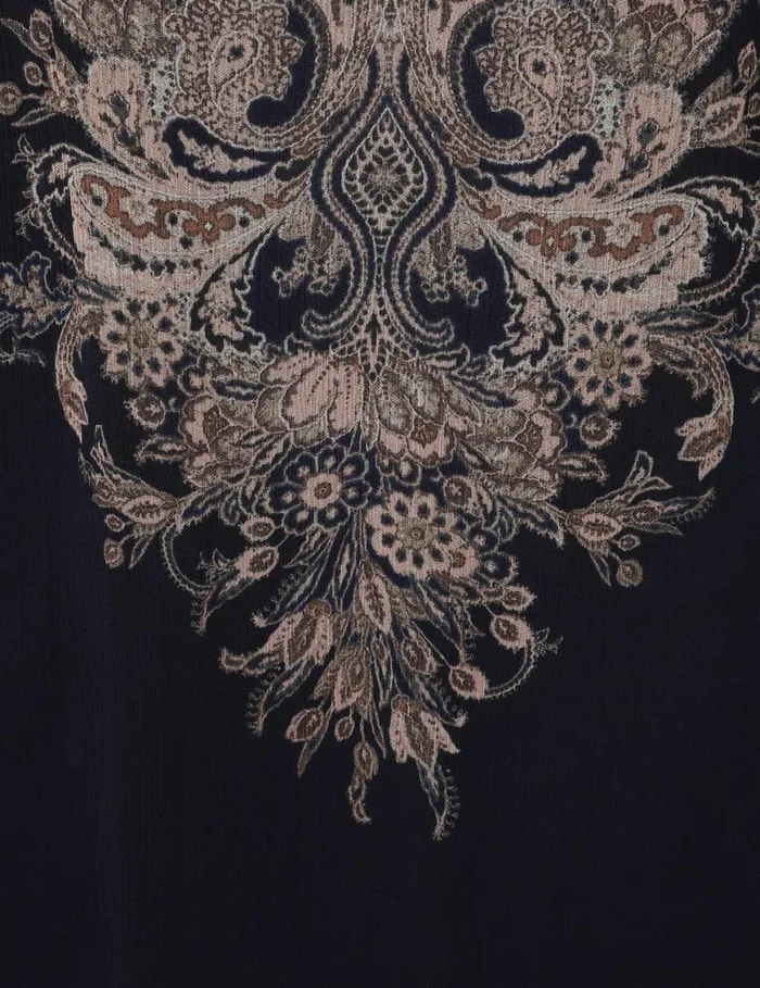 Zimmermann Clothing Natura Billow Blouse Navy Paisley 8211 Women