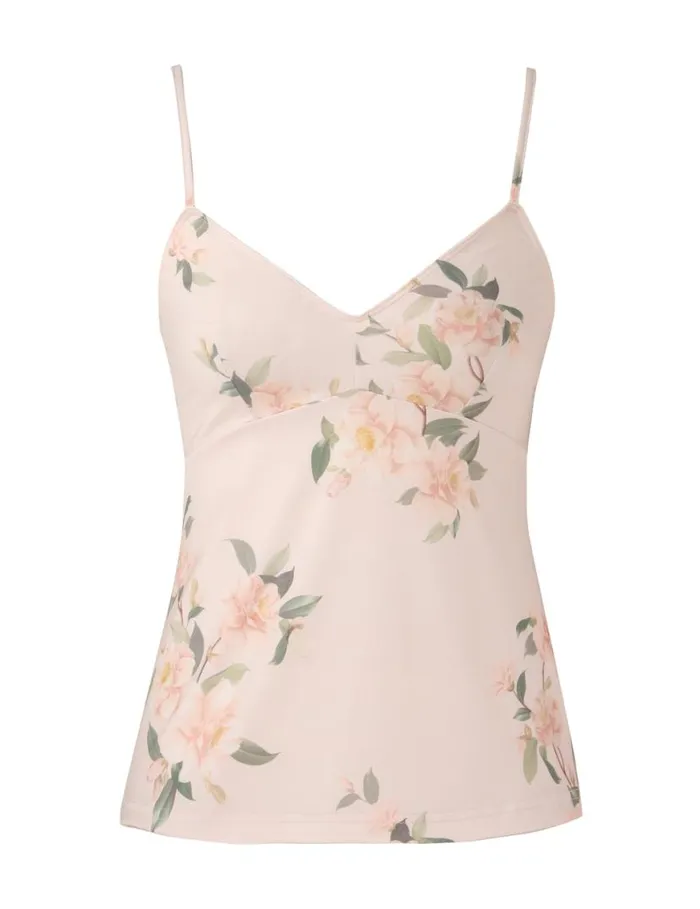 Zimmermann Clothing Natura Frilled Tank Coral Camellia 8211 Women